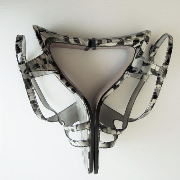 Giorgio Fabiani Black/Silver Patent Leather sandal - Picture 5 of 8